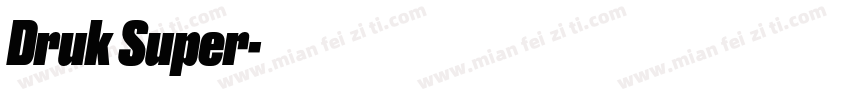 Druk Super字体转换